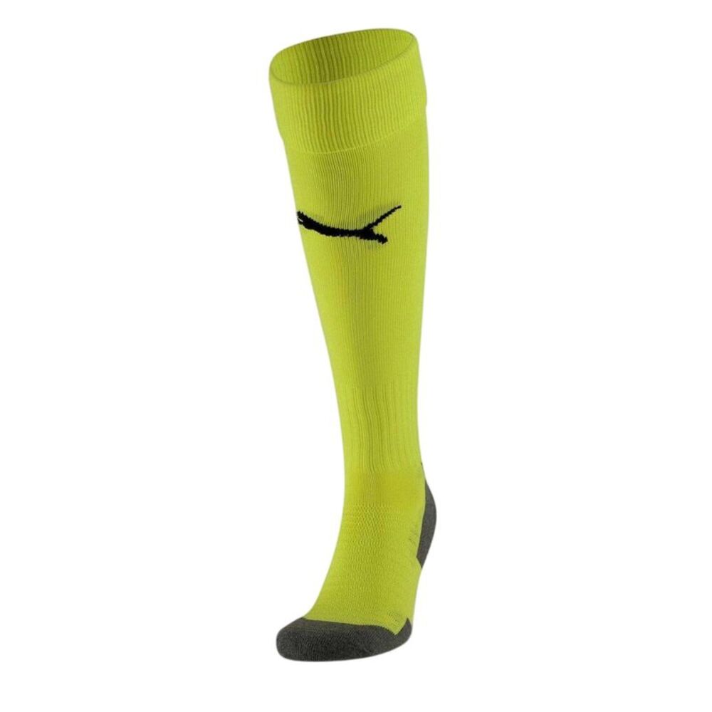 Puma Childrens/Kids Team LIGA Core Football Socks / Fluorescent Yellow